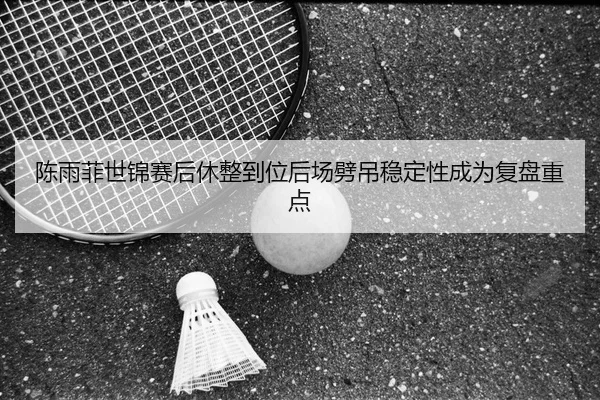 陈雨菲世锦赛后休整到位后场劈吊稳定性成为复盘重点